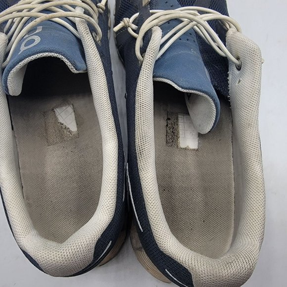 On Cloud Running Mens 9.5 Denim Blue White Athletic Lightweight Shoes main image 7